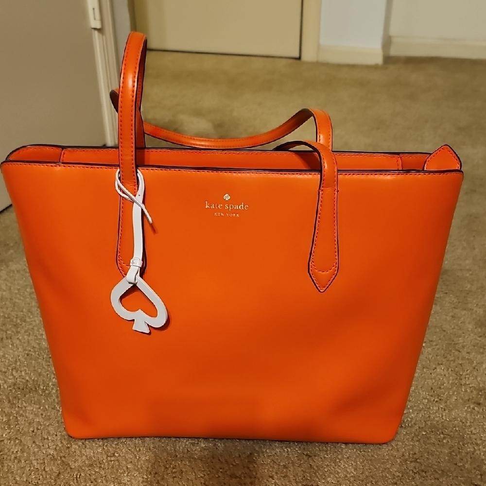 Kate Spade Vibrant Orange Tote